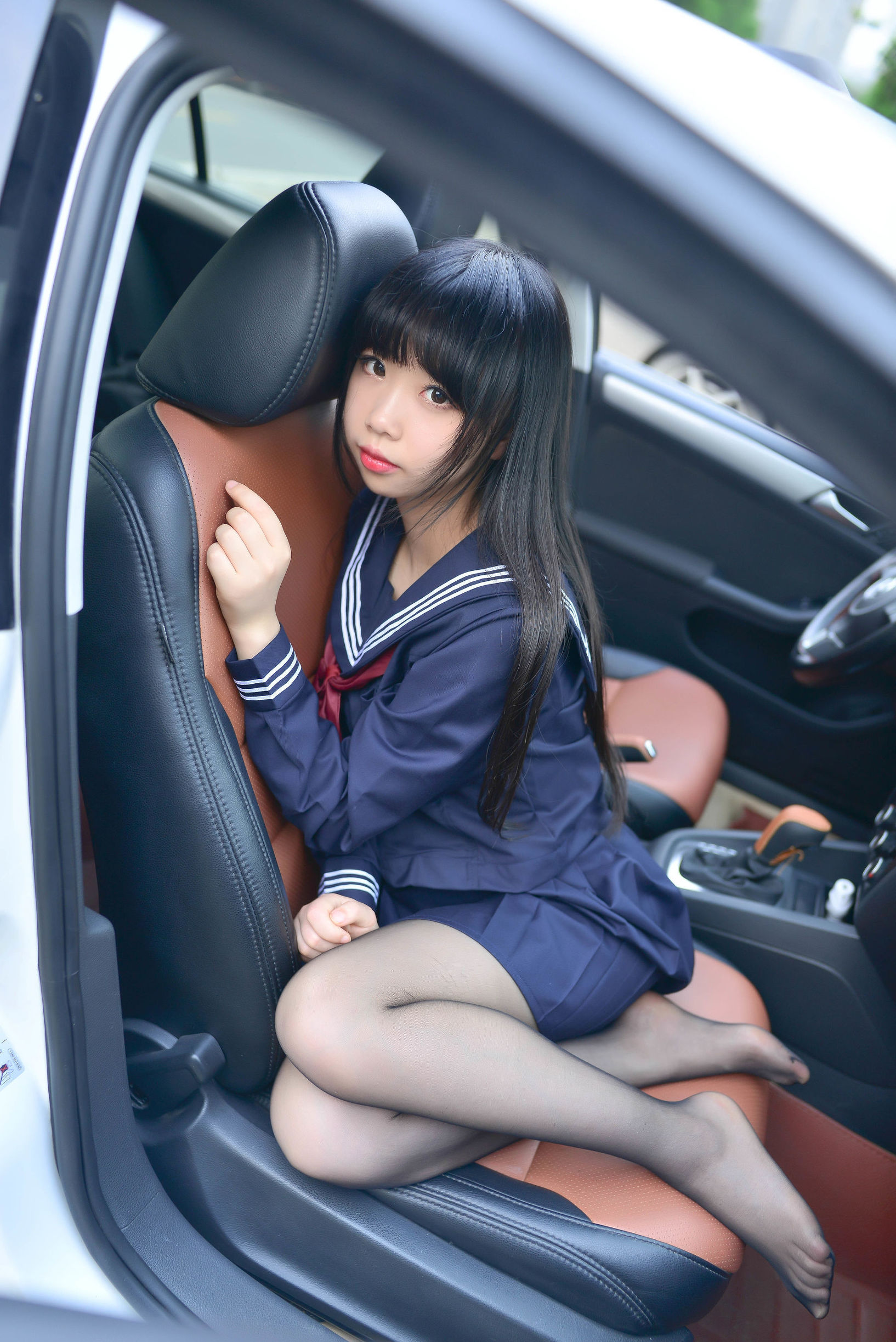 [萝莉COS]雪琪车内JK插图8